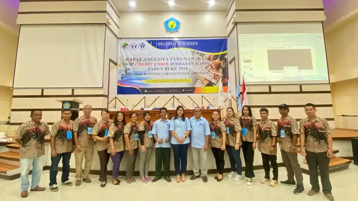 Credit Union Jembatan Kasih Gelar Rapat Anggota untuk Lawan Kemiskinan Bangun Perdamaian
